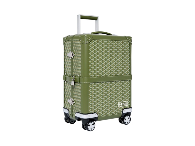 Valise trolley Goyard Bourget PM Kaki