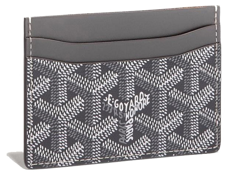 Goyard Saint-Sulpice Card Wallet Gray