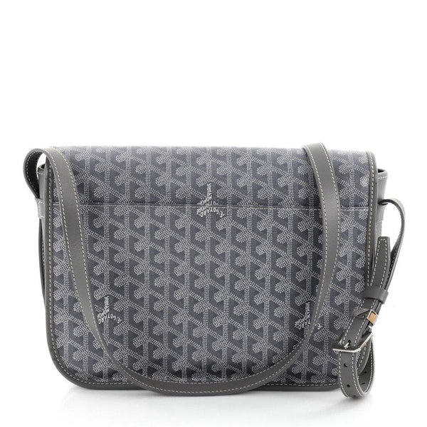 Goyard Belvedere Messenger Goyardine MM Gris