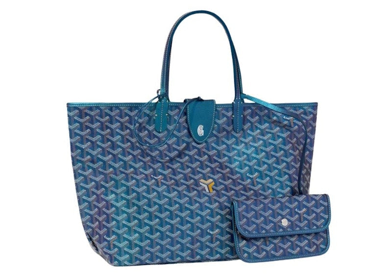 Goyard Saint Louis Cabas PM Bleu Nacré