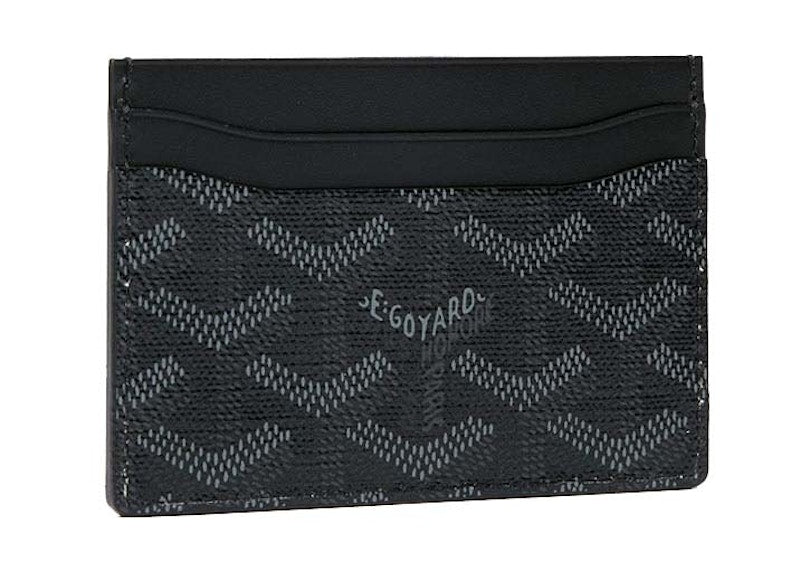 Porte-cartes Goyard Saint-Sulpice Noir de jais