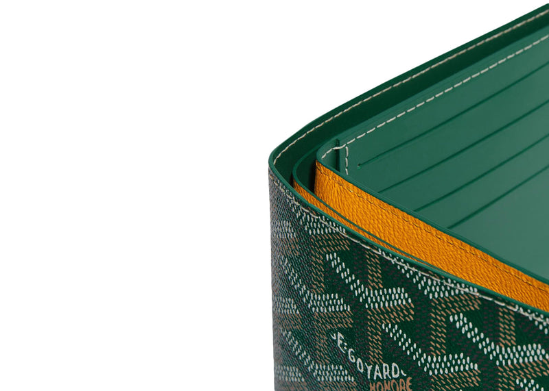 Portefeuille Goyard Victoire Vert