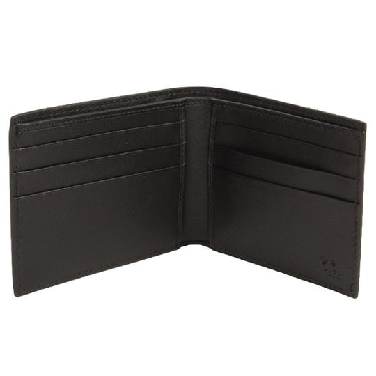 Portefeuille à deux volets Gucci MicroGuccissima Noir