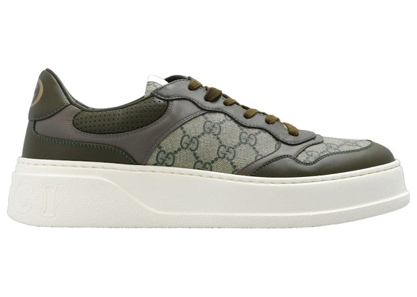Baskets Gucci GG Supreme Beige Vert