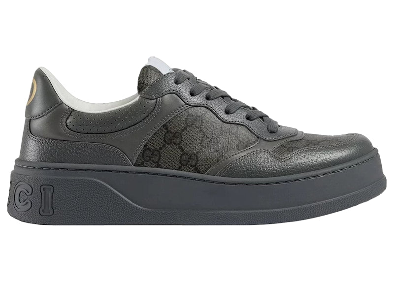 Gucci Schnür-Sneaker GG-Monogramm Grau