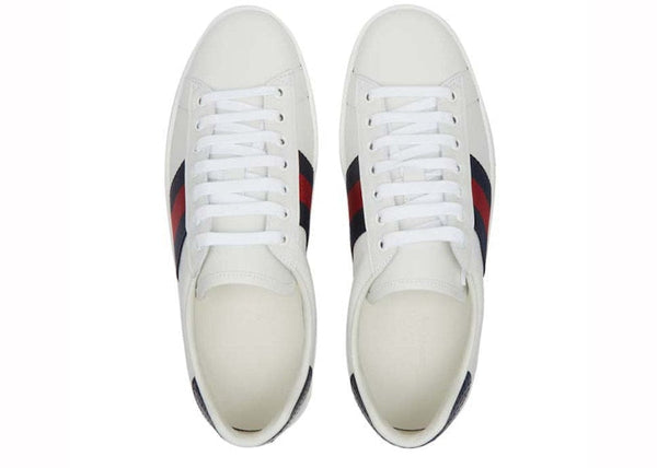 Baskets Gucci New Ace NRN Blanc Bleu