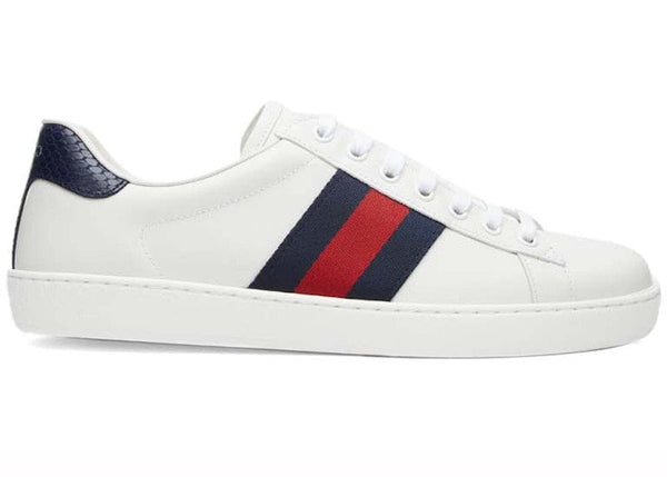 Baskets Gucci New Ace NRN Blanc Bleu