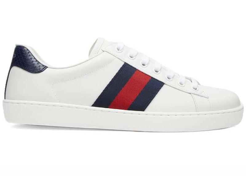 Gucci New Ace NRN Sneakers Weiß Blau