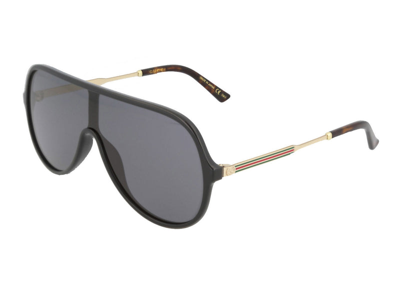 Lunettes de soleil Gucci Shield Noir/Or/Gris
