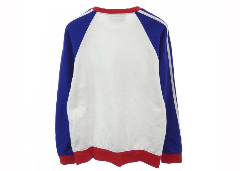 Sweat-shirt Gucci x Adidas Blanc/Bleu/Rouge
