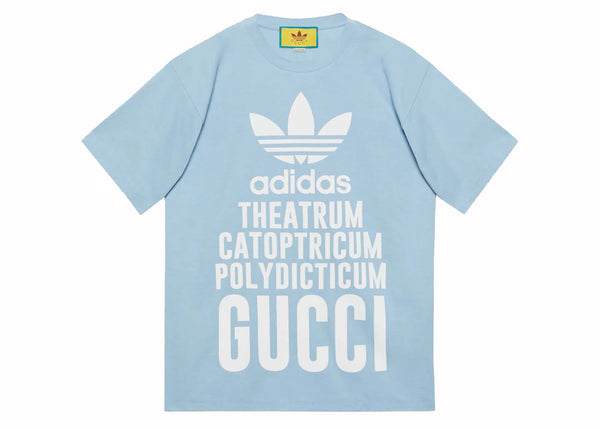 T-shirt Gucci x Adidas bleu