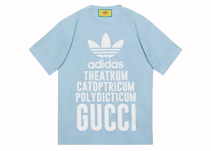 T-shirt Gucci x Adidas bleu