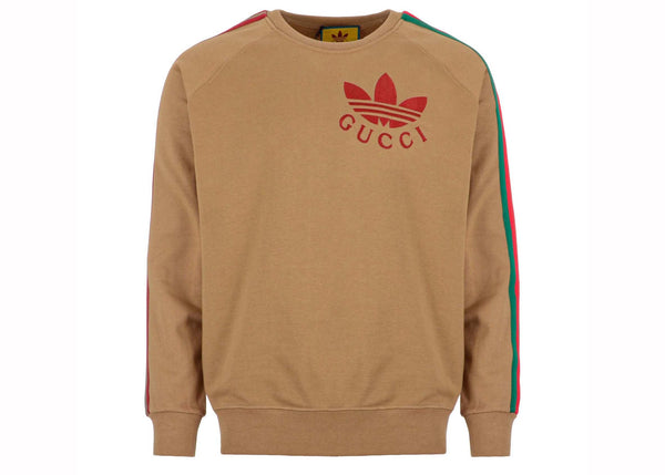 Sweat-shirt Trèfle Gucci x Adidas Beige