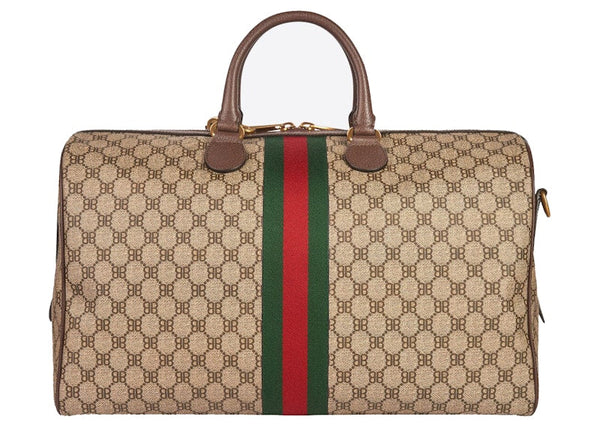 Sac de sport moyen Gucci x Balenciaga The Hacker Project Beige