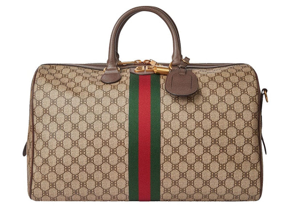 Sac de sport moyen Gucci x Balenciaga The Hacker Project Beige