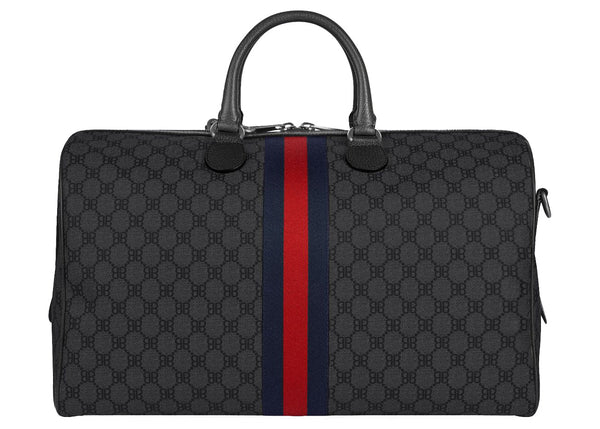 Sac de sport moyen Gucci x Balenciaga The Hacker Project Noir