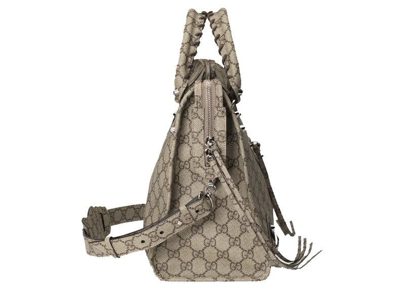 Sac Neo Classic moyen Gucci x Balenciaga The Hacker Project Variation 2 Beige/Ébène