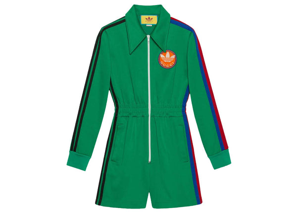 Combinaison Gucci x adidas verte