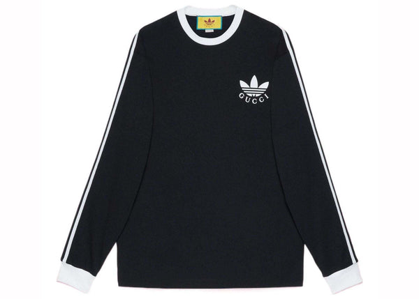T-shirt à manches longues Gucci x adidas noir