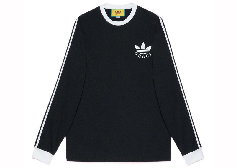 T-shirt à manches longues Gucci x adidas noir