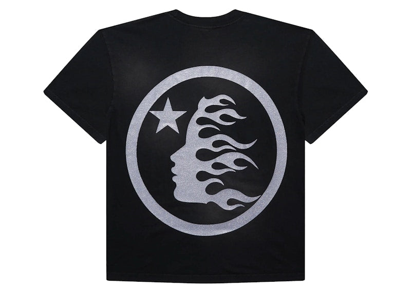 T-shirt Hellstar Classic Glitter Logo Noir 