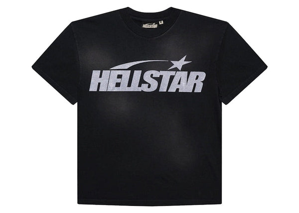 T-shirt Hellstar Classic Glitter Logo Noir 