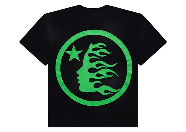 T-shirt classique Hellstar (imprimé régulier) noir/vert 