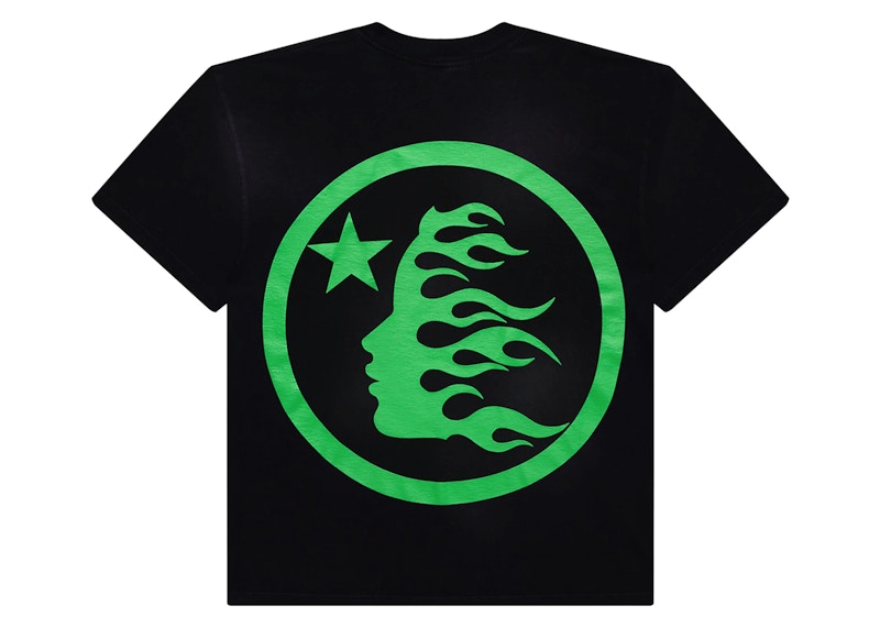 T-shirt classique Hellstar (imprimé régulier) noir/vert 
