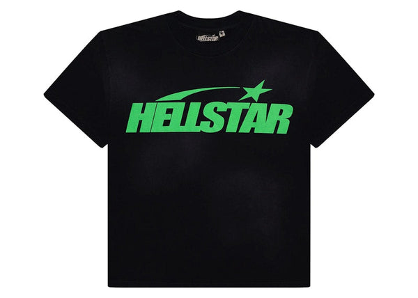 T-shirt classique Hellstar (imprimé régulier) noir/vert 