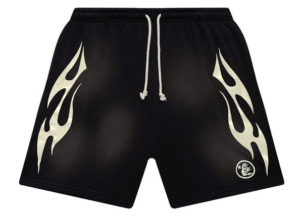 Short Hellstar Flame Blanc
