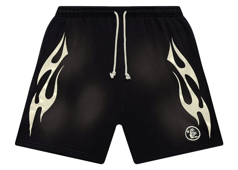 Short Hellstar Flame Blanc