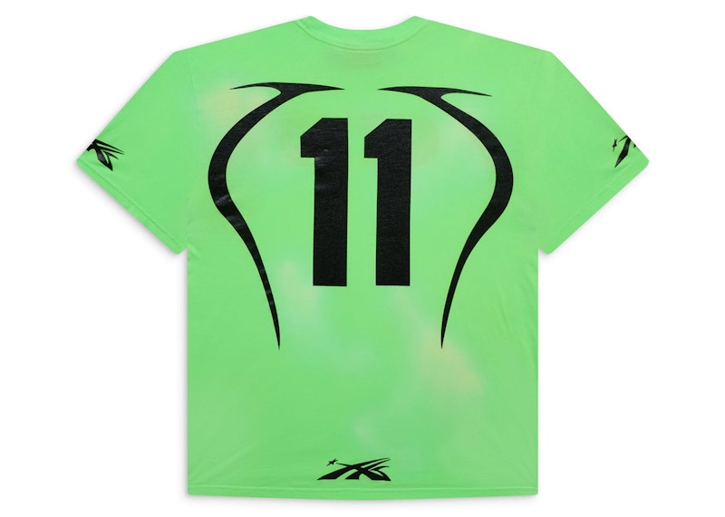 T-shirt Hellstar Warm Up Vert Fluo 
