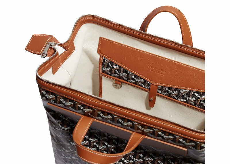 Sac à dos Goyard Cisalpin Noir/Beige