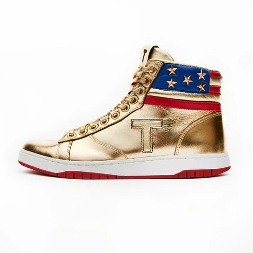 BASKETS TRUMP Les baskets montantes Never Surrender