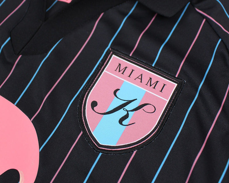 KITH Miami Exclusive Soccer Jersey Black (SS25)