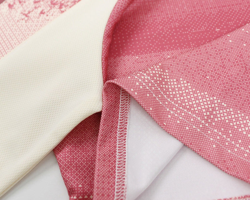 Maillot de football Kith Tokyo exclusif rose blanc (SS25)