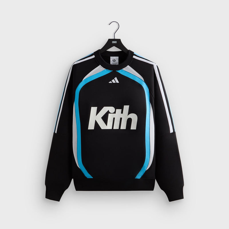 Kith x adidas Football Crewneck Black