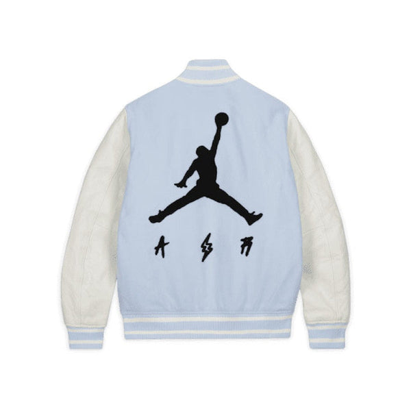 Veste Varsity Jordan x J Balvin Blanc/Bleu