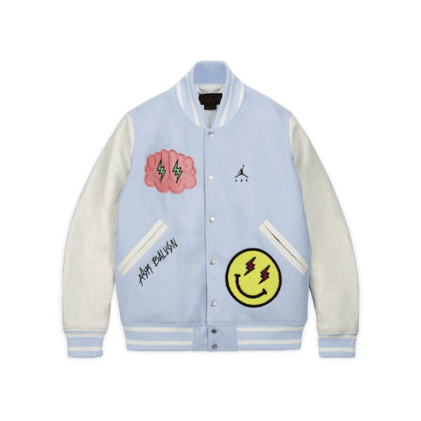 Veste Varsity Jordan x J Balvin Blanc/Bleu