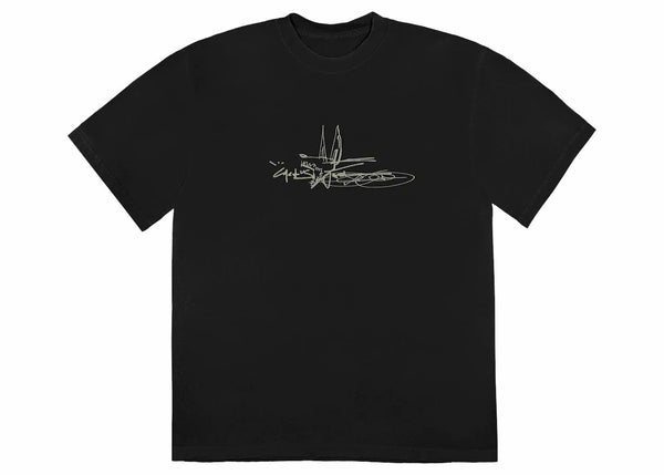 T-shirt Travis Scott Cactus Jack Scribble Noir 