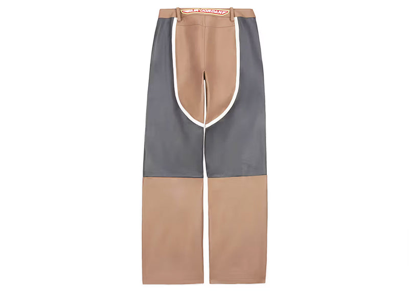 Pantalon en cuir Jordan x Travis Scott Cactus Jack pour femme Archaeo Brown