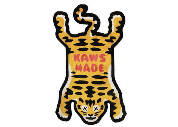 Tapis en soie de tigre KAWS x Human Made