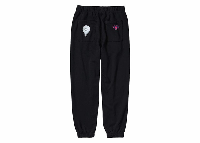 KAWS x Uniqlo Warhol 476120 Jogginghose Schwarz