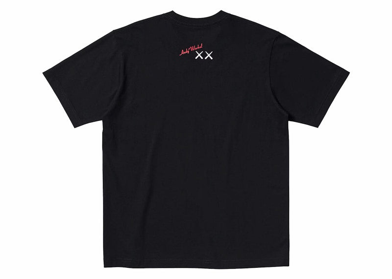 KAWS x Uniqlo Warhol UT Graphic 476351 T-Shirt Schwarz 