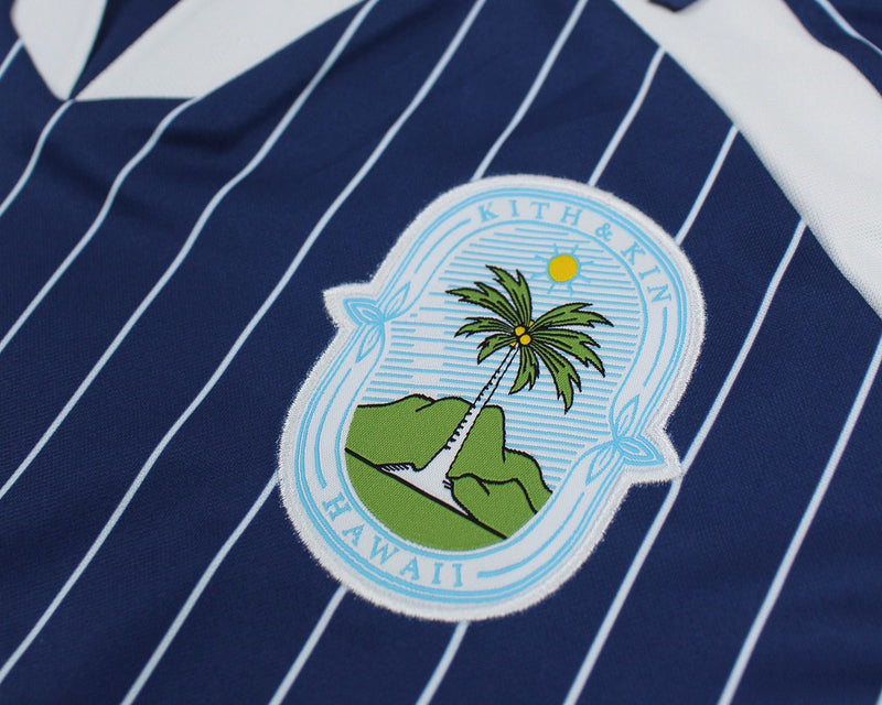 KITH Hawaii Ohana Exclusive Soccer Jersey Blue Royal (SS25)
