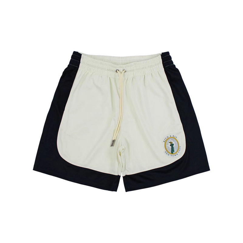 Short de football KITH New York exclusif beige (SS25)