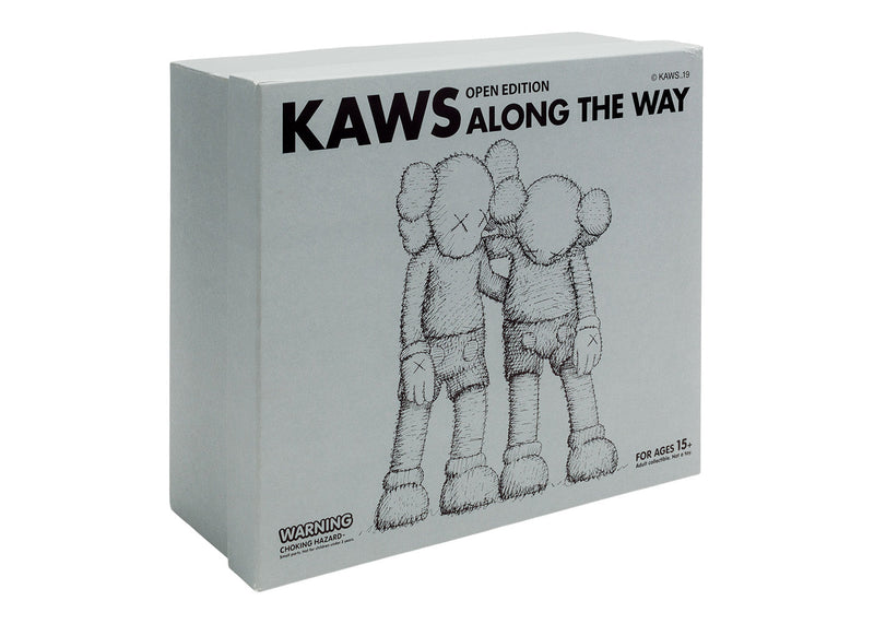 Figurine en vinyle KAWS Along The Way grise