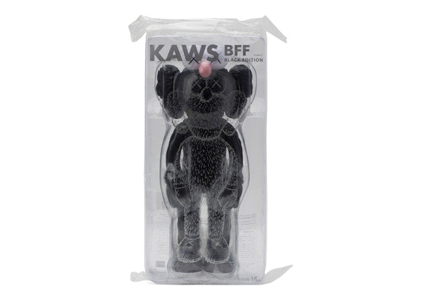 Figurine en vinyle KAWS BFF Open Edition noire 