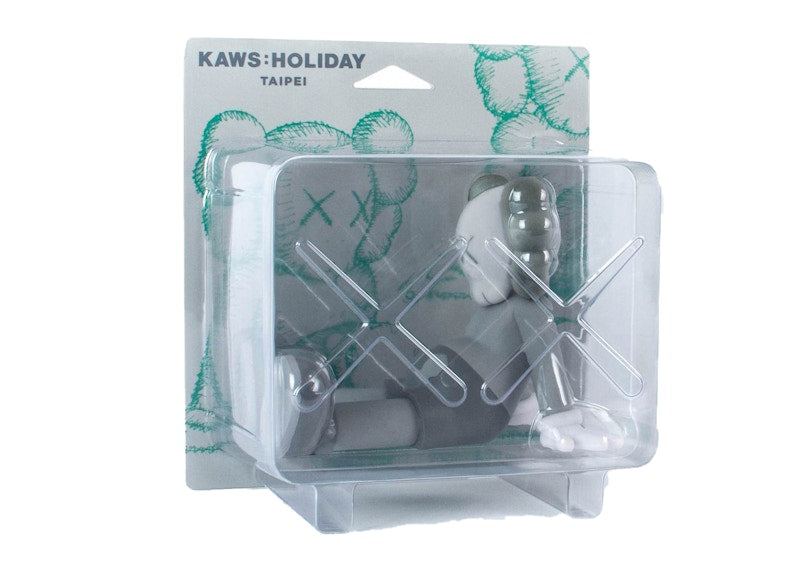 Figurine en vinyle KAWS Holiday Taipei grise