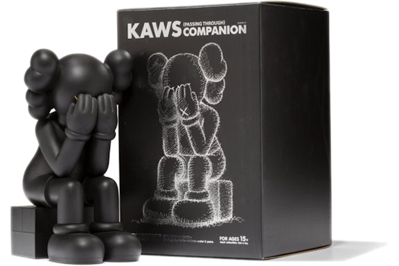 Figurine en vinyle KAWS Passing Through Companion (2013) Noir 